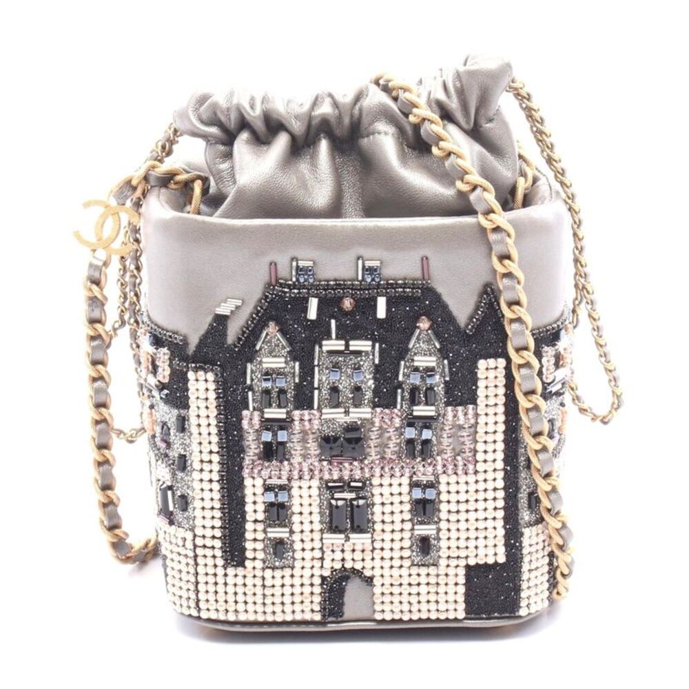 Chanel Lambskin Small Bucket Bag